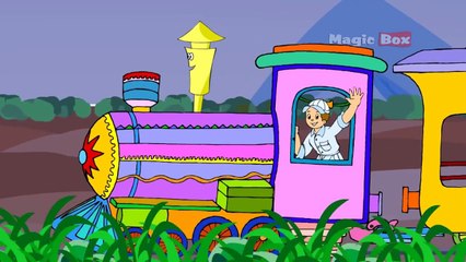 Down By Station English Nursery Rhymes Cartoon/Animated Rhymes For Kids