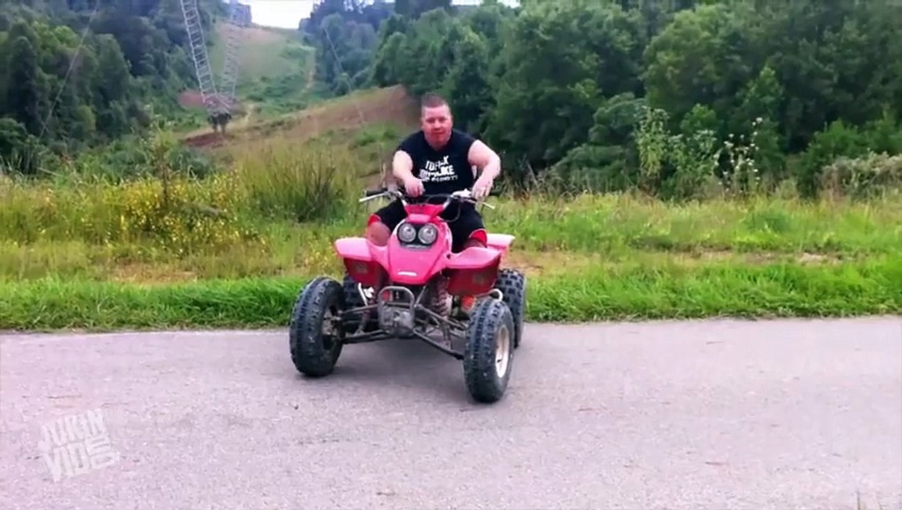 ATV Fail  Wheelie N00b