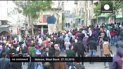 Mideast: clashes in Hebron