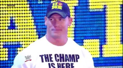 Champion Vs Champio John Cena W.W.E Champ Vs Alberto Del Rio WH Champ Ra.w 01072013