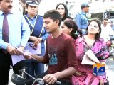 Traffic Police crackdown against underage driving (Lahore) - Geo Reports - 28 Oct 2015