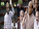 Asaduddin Owaisi Makes Angry Rajnath Singh In Parliament