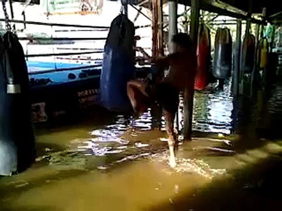 Treinando depois da enchente!?