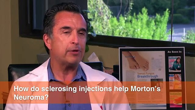 How do sclerosing injections help Morton's Neuroma?