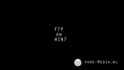 Free ftp on Window's 7 without thrid party or other sofware