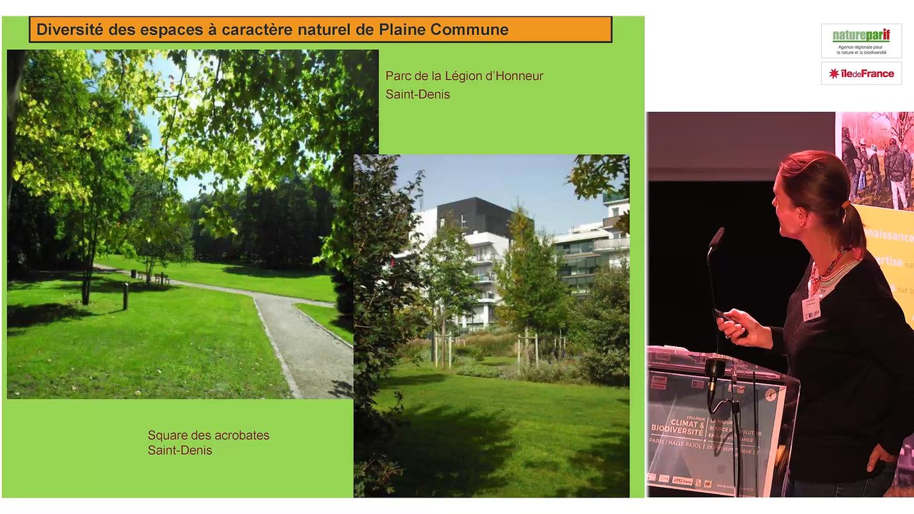 Valérie BRIDOUX - La trame verte et bleue à Plaine Commune