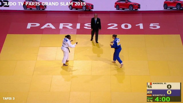 FINALE +78 KG - ANDEOL (FRA) VS. KONITZ (GER) - PARIS GRAND SLAM 2015