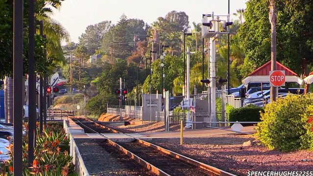 Amtrak Trains in Encinitas + BONUS SHOT (April 8th, 2014)