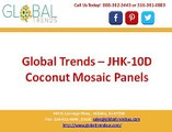 JH-K10D Uneven Textured Coconut Wood Mosaic for $29.95 | Global Trends