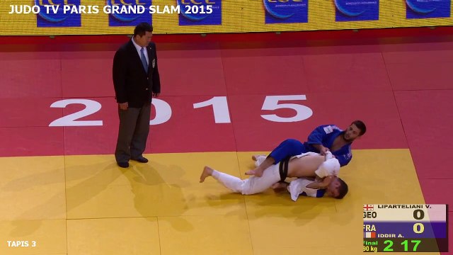 FINALE -90 KG - LIPARTELIANI (GEO) VS. IDDIR (FRA) - PARIS GRAND SLAM 2015