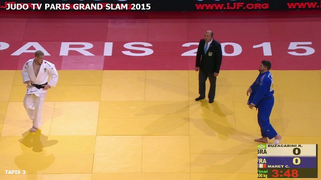 FINALE -100 KG - BUZACARINI (BRA) VS. MARET (FRA) - PARIS GRAND SLAM 2015