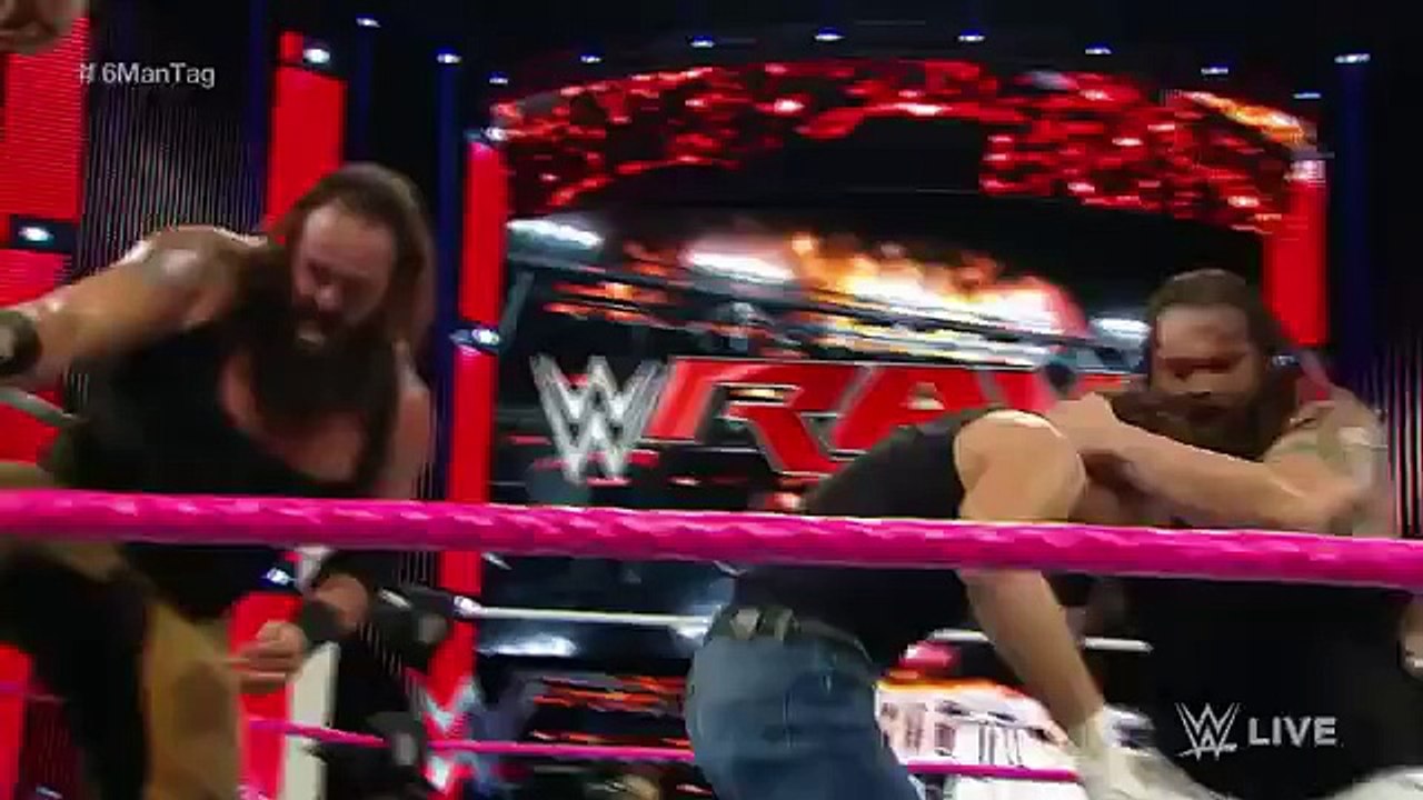 Roman Reigns, Dean Ambrose & Seth Rollins vs. The Wyatt Family Raw, October 19, 2015