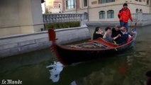 Visite en gondole d'une ville chinois qui se prend pour Venise