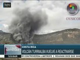 Costa Rica: volcán Turrialba registra nuevas erupciones de ceniza