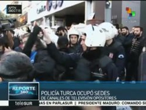 Turquía: policía toma canales de televisión opositores al gobierno