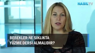 Bebekler ne sıklıkta yüzme dersi almalıdır