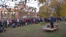 'Bern it down!' Students Rally For Bernie Sanders