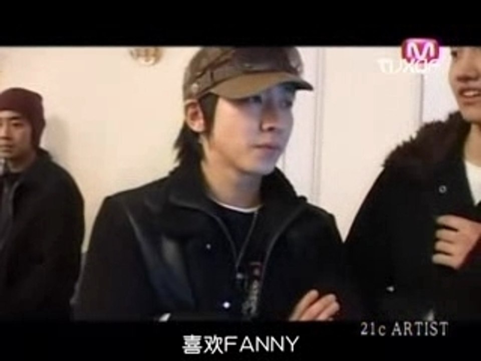 Brian behind stage with TVXQ