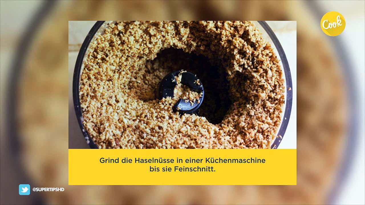 Schokoladen-Haselnuss-gefrorenen Desserts