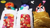 お布団でスヤスヤ❤アンパンマン アニメ＆おもちゃ コロコロ ガチャガチャ Anpanman Toys Animation