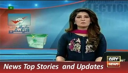 ARY News Headlines 28 October 2015, Report on LB Election in Sindh