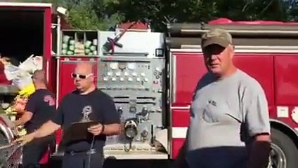 Firefighters Politely Putting Up With A Jerk