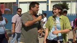 Video 4 of 7 - Comedian Jon Pirincci teaches the ordinary person on the street how to do impressions