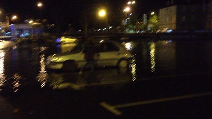 Quai d'Aiguillon inondé