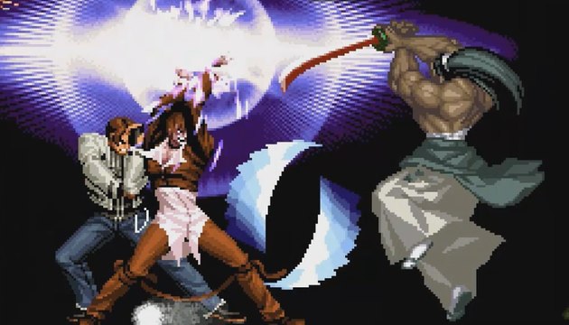 MUGEN world,kio and orochi iori vs genjuro and ahomaru,kof vs samurai shodown HD