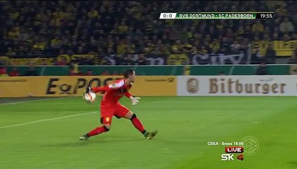 Srdjan Lakic 0:1  | Borussia Dortmund - Paderborn 28.10.2015 HD