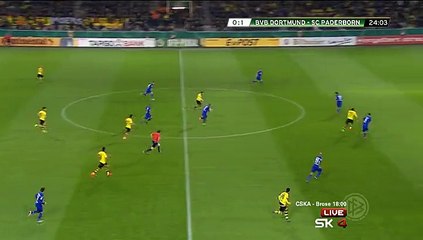 Adrian Ramos 1:1  | Borussia Dortmund - Paderborn 28.10.2015 HD