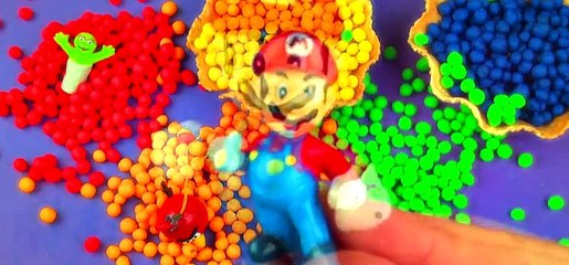 Play-Doh Dippin Dots Ice Cream Waffle Basket Surprise Eggs Angry Birds Cars 2 Super Mario FluffyJet [Full Episode]