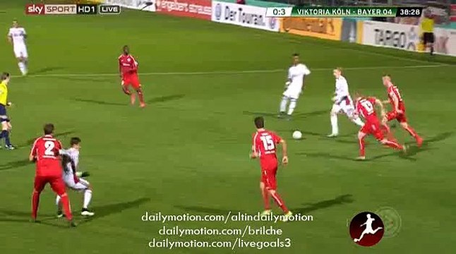 Chicharito Fantastic Goal - Viktoria Koln 0-3 Bayer Leverkusen - DFB Pokal - 28.10.2015