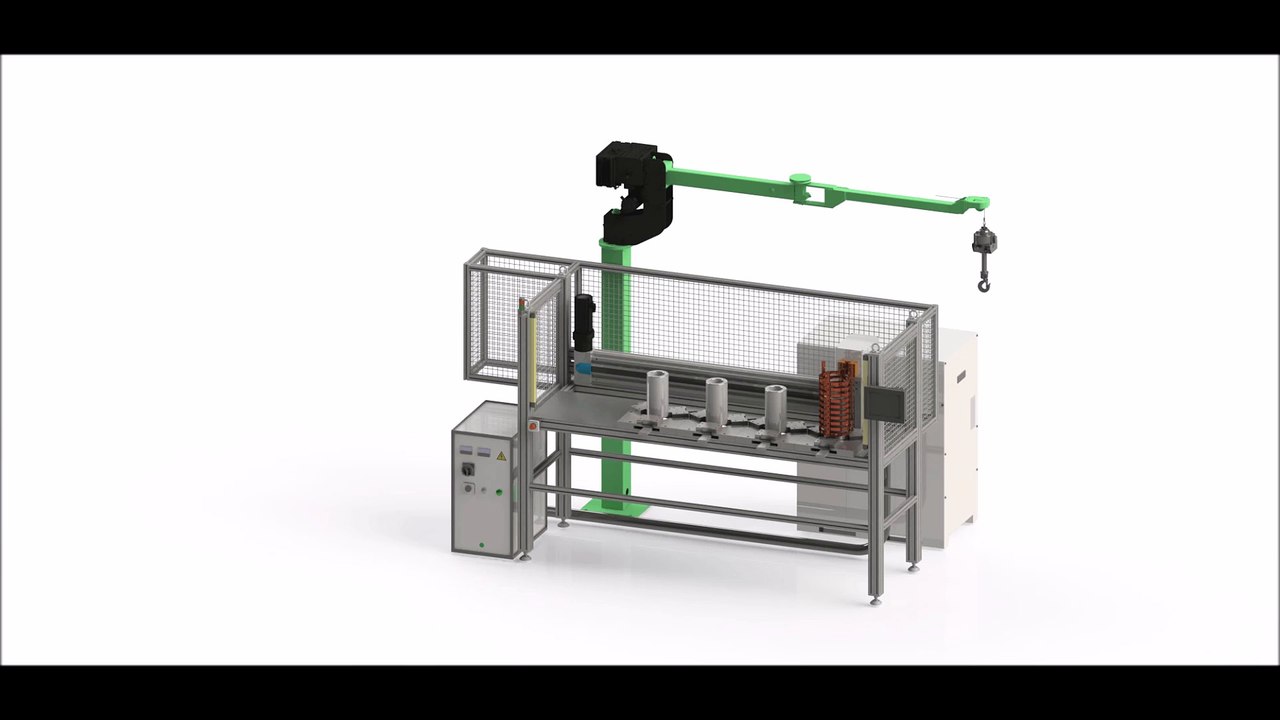 Induktive aufschrumpfanlage