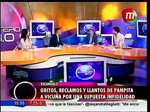 Gritos, reclamos y llantos de Pampita por supuesta infidelidad de Vicuña