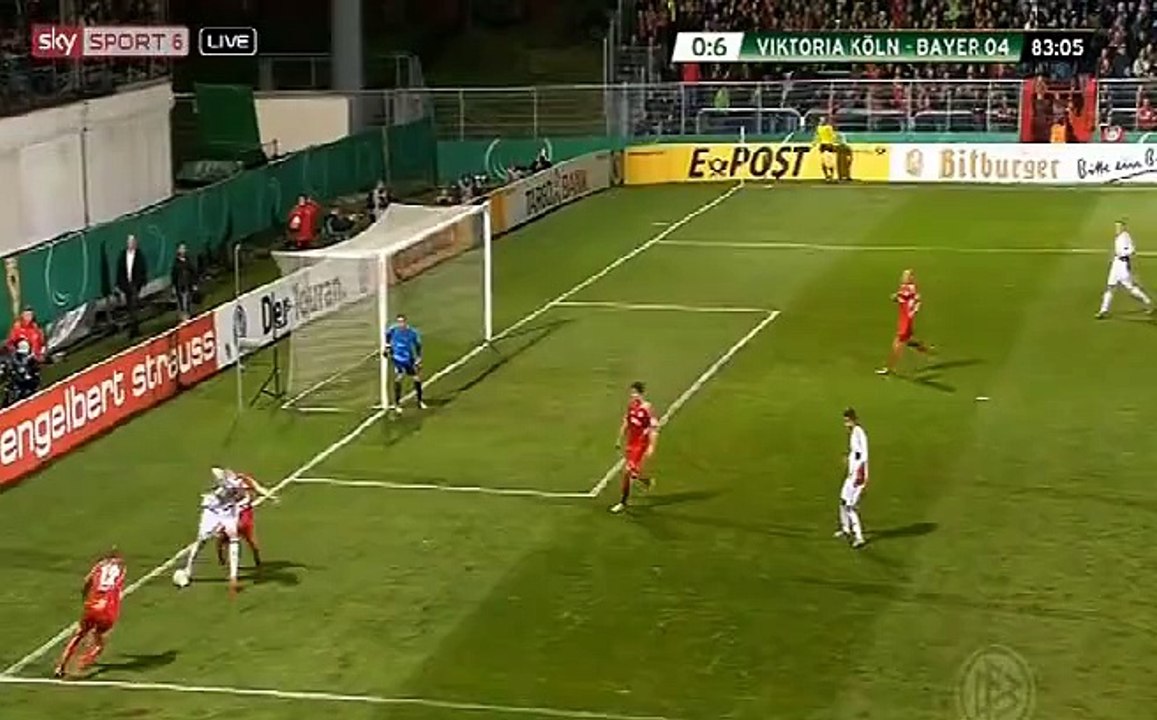 Vladlen Yurchenko Goal - Viktoria Koln 0 - 6 Bayer Leverkusen - DFB Pokal - 28/10/2015