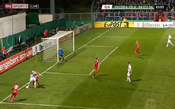 Vladlen Yurchenko Goal - Viktoria Koln 0 - 6 Bayer Leverkusen - DFB Pokal - 28/10/2015