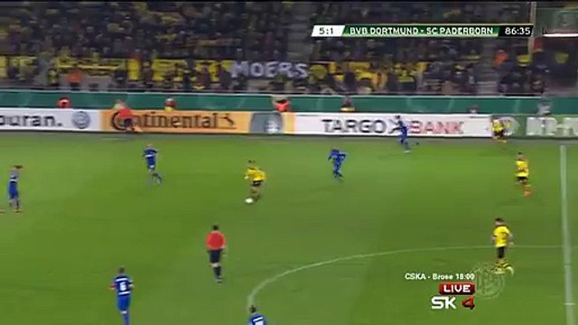 Lukasz Piszczek 6:1 | Borussia Dortmund - Paderborn 28.10.2015 HD