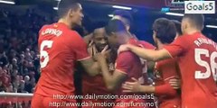 Nathaniel Clyne Goal Liverpool 1 - 0 Cournemouth Capital One Cup 28-10-2015