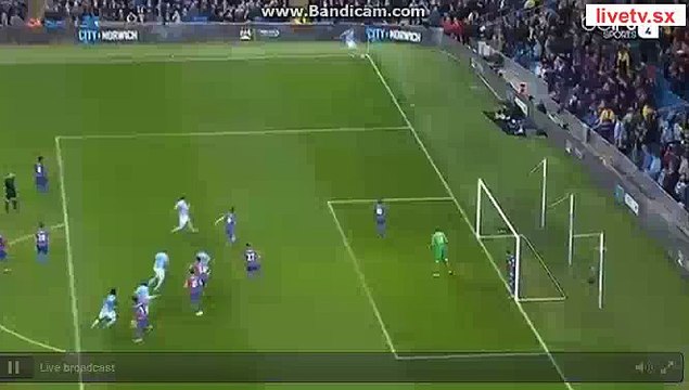 Wilfried Bony Amazing Header Goal Man City 1-0 Crystal Palace 28.10.2015 HD