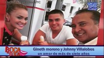 Gineth Moreno y Johnny Villalobos un amor de más de siete años