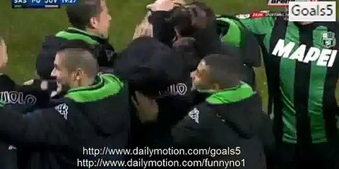 Nicola Sansone Amazing Goal Sassuolo 1 - 0 Juventus Serie A 28-10-2015
