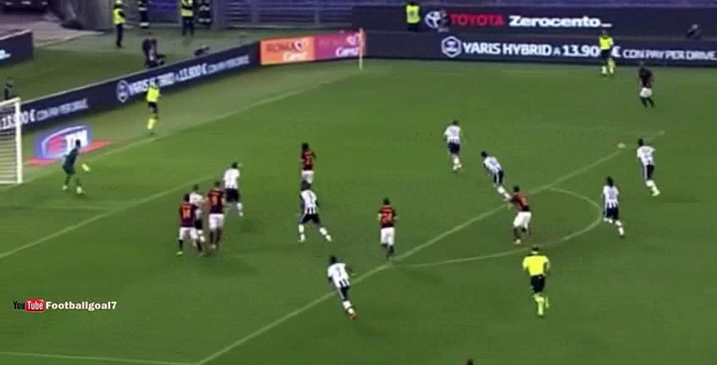 Miralem Pjanic Goal - AS Roma vs Udinese 1-0 Serie A 2015
