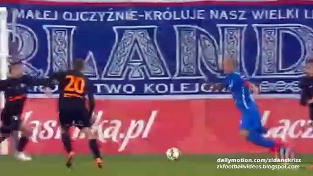 0-1 Paulus Arajuuri GOAL - Zaglebie Lubin v. Lech Poznan 28.10.2015 HD