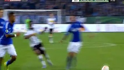 Thorgan Hazard (Penalty) - Schalke 0 - 2 B. Monchengladbach - DFB Pokal - 28/10/2015