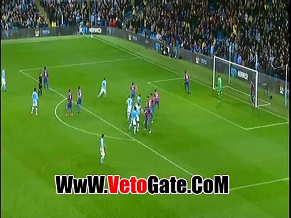 "المان سيتى"يتقدم بهدفان امام كريستال بالاس