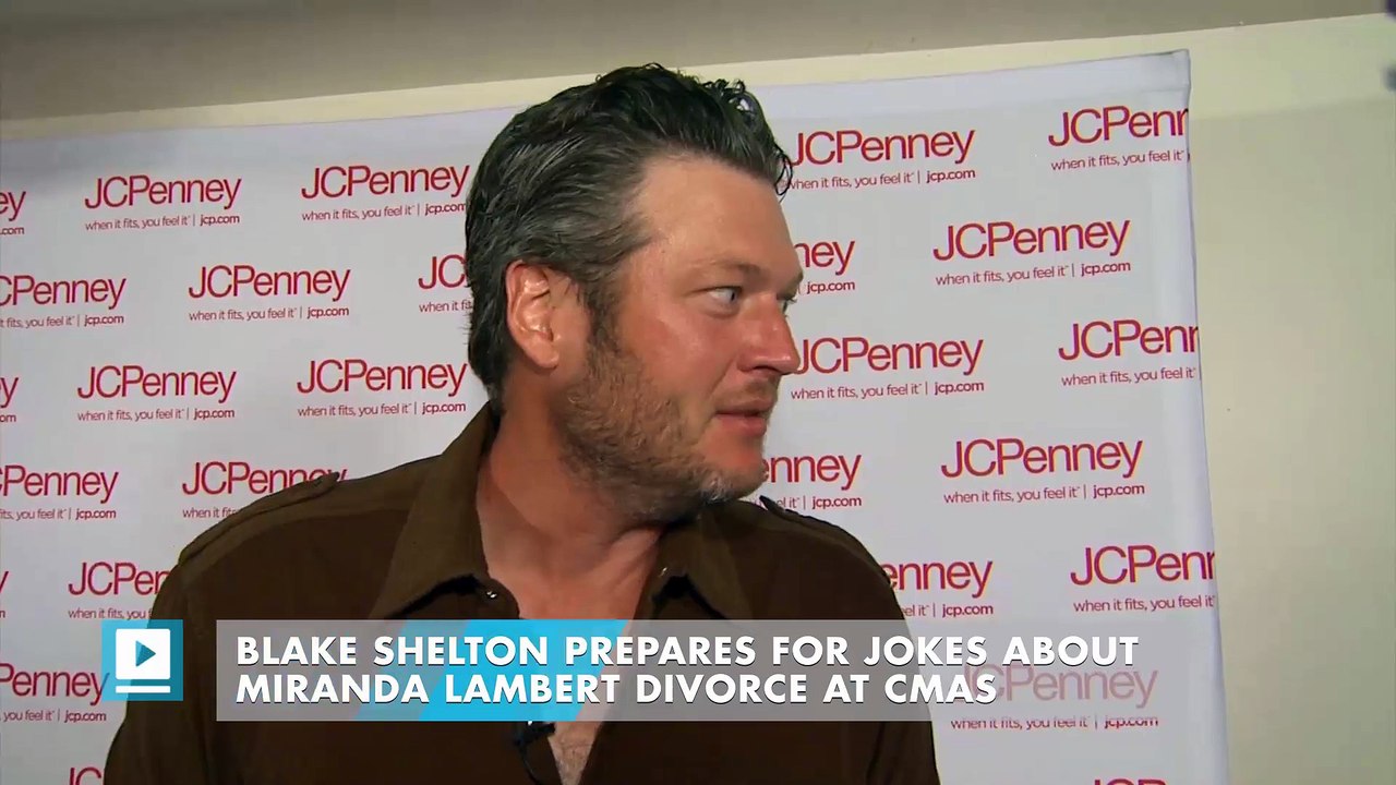Blake Shelton Prepares for Jokes About Miranda Lambert Divorce at CMAs