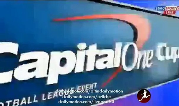 Yaya Toure Fantastic Penalty Kick Goal - Man City 4-0 Crystal Palace - Capital One Cup - 28.10.2015