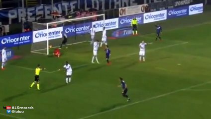 Dusan Basta Own Goal Atalanta vs Lazio 1-1 Seria A 2015