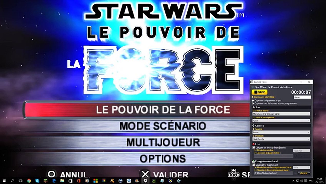 Let's play sur Star Wars le pouvoir de la force